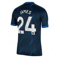 Camisa de Futebol Chelsea Reece James #24 Equipamento Secundário 2023-24 Manga Curta